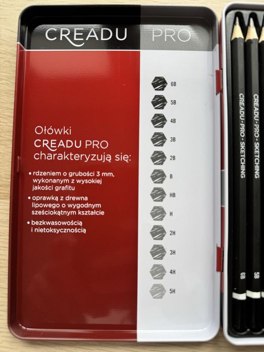 Ołówki Creadu Pro 12 szt.