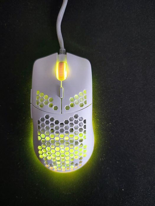 Mysz gamingowa biała