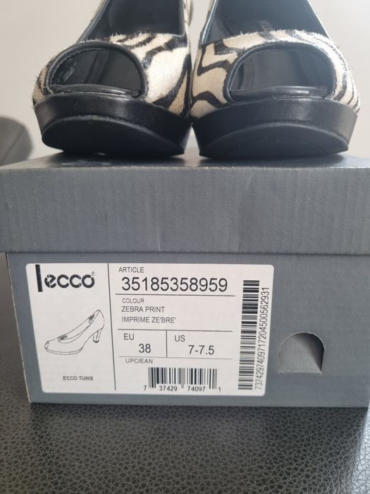 Ecco. Czółenka rozmiar 38. 25 cm