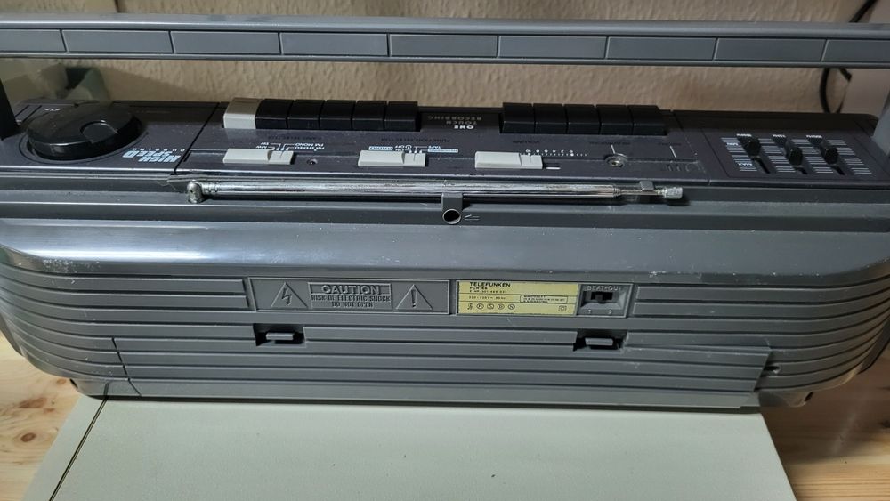 Rádio Telefunken Duplo Deck