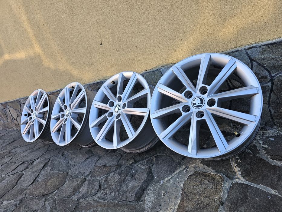 Диски Колеса Колёса Skoda Octavia A7 VW Touran Caddy Golf R17 5×112 ET 49 Seat Leon