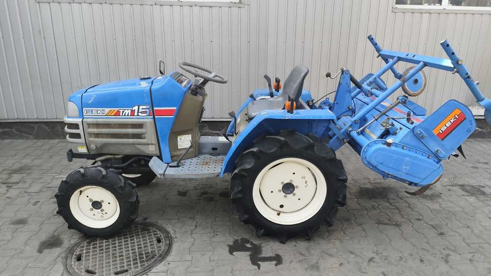 Japoński traktorek Iseki TM 15 z glebogryzarką 4x4 15 km 450h