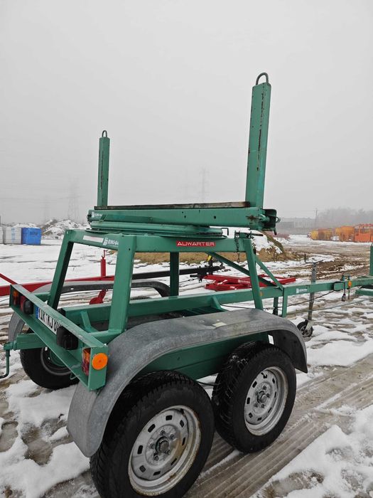 Przyczepa dłużycowa dłużyca Auwarter NL2,0T do stali drutu słupów M/17