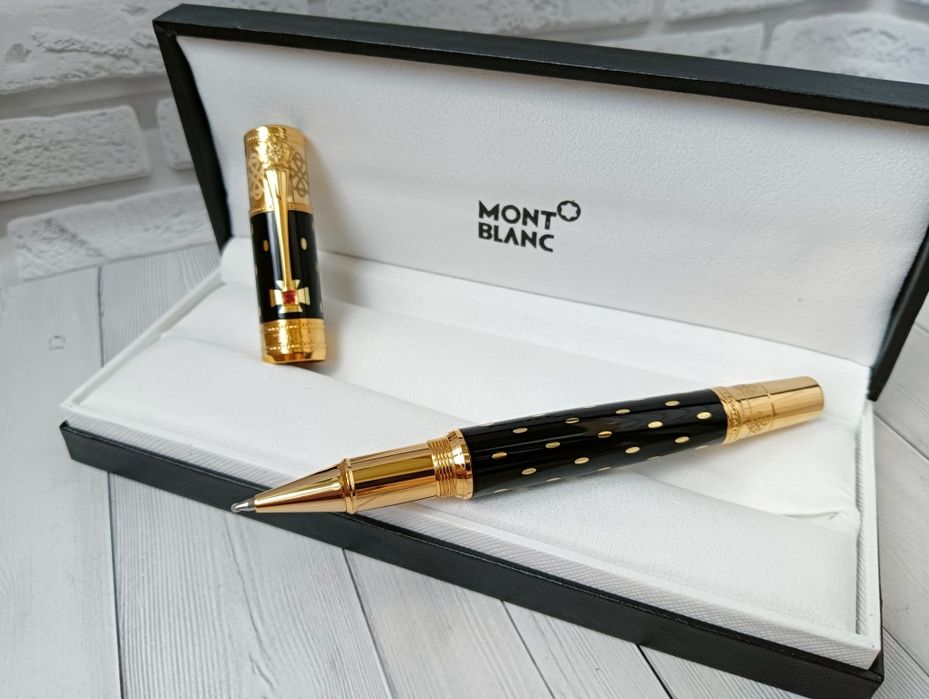Кулькова металева ручка роллер Montblanc королева Єлизавета