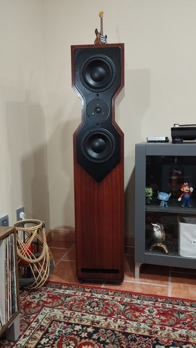 Vendo par de colunas de chão Paragon The Regente em excelente estado com as grelhas originais