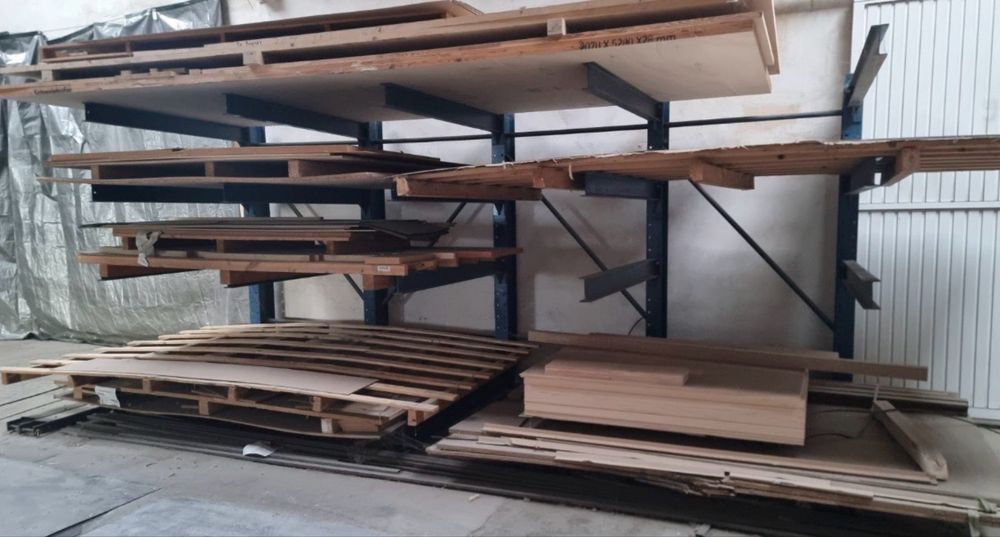 Regały wspornikowe, magazynowe