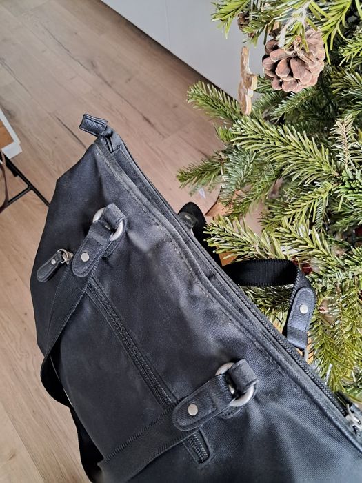 Czarna torebka materiałowa, Gabor