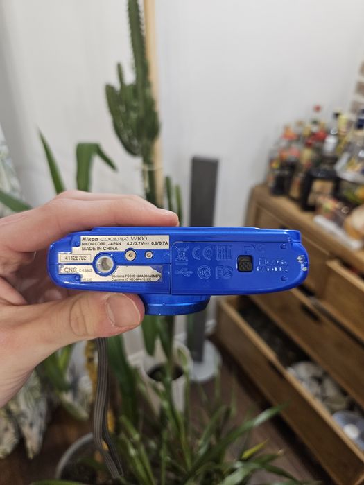 Nikon Coolpix W100 niebieski – stan dobry | bateria + kabel