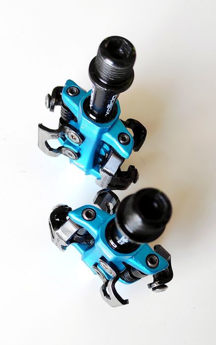 Pedały rowerowe SPD MTB Gravel Xpedo CXR XMF-10AC black/blue 294g