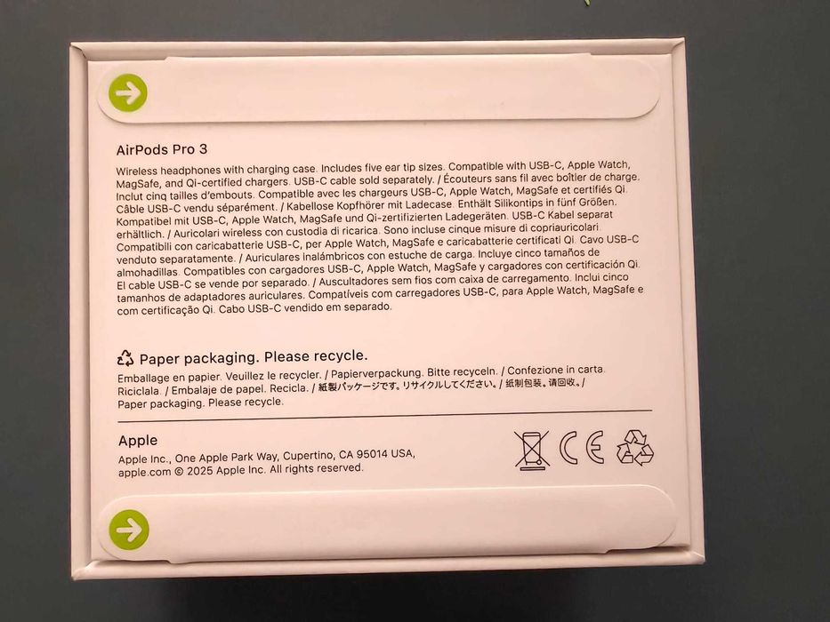Apple AirPods Pro 3 – Novos e Selados