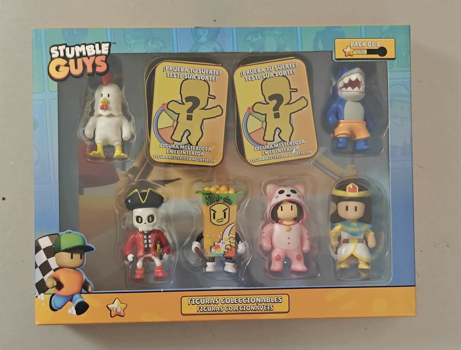 Stumble Guys - Pack 2 - 8 Figuras

Pack com 8 fi