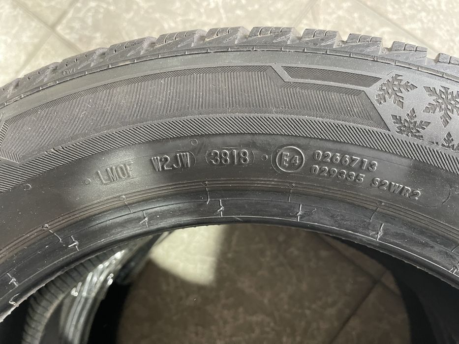 Шины 205/55 R16 Barum б/у зима пара 6мм U1