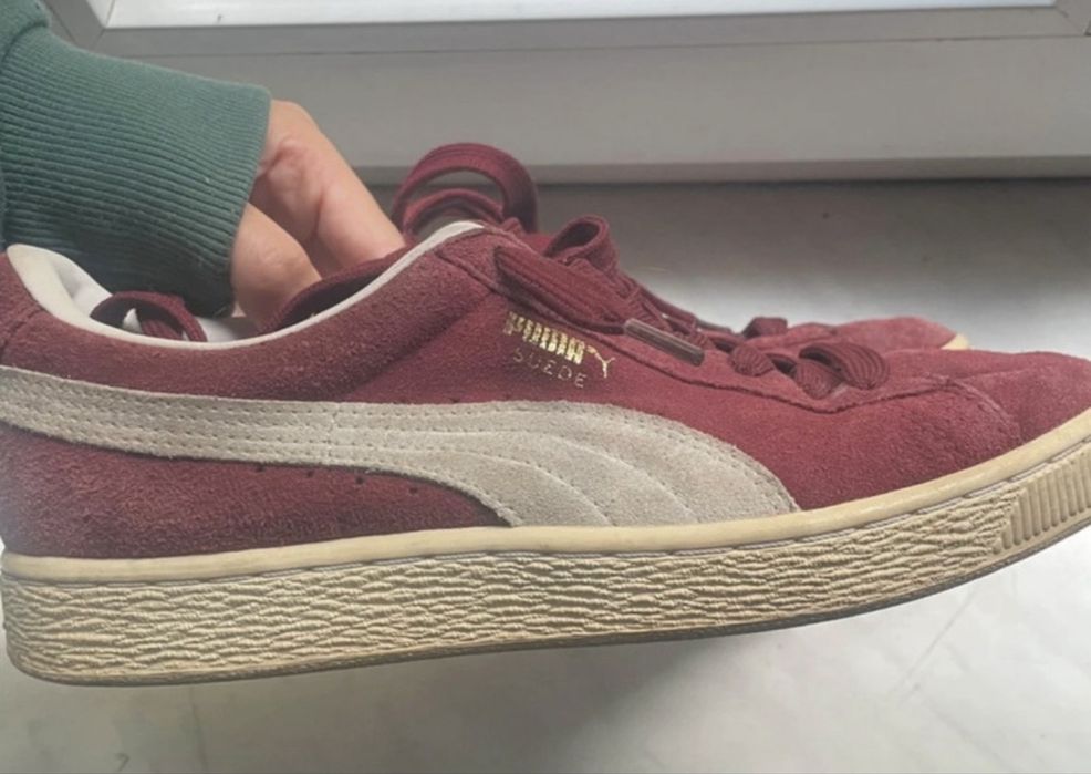 Oryginalne buty damskie puma zamszowe