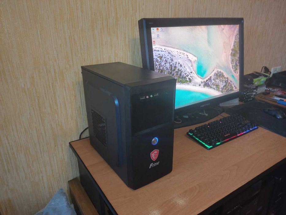 Компьютер Intel i3-7100(4x3,90),GT 1030 2Gb ,DDR4 16Gb,SSD 120,HDD 500