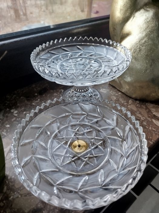 Stare szkło kryształ.