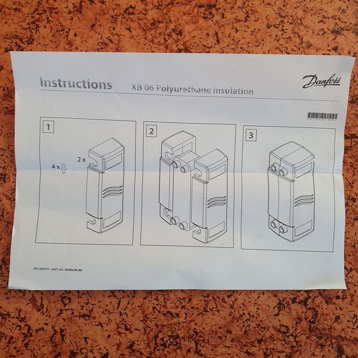 Izolacja do chlodnicy plytowaj Danfoss 004B1191