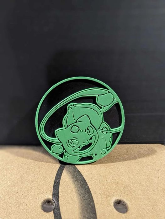 Moeda do Pokémon Bulbasaur (Geração 1)