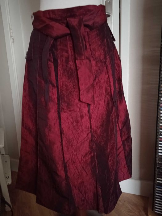 Long Bordeaux Skirt