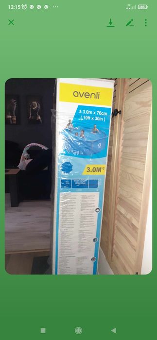 Basen 22 w 1 stelezowy 300/76cm ogrodowy