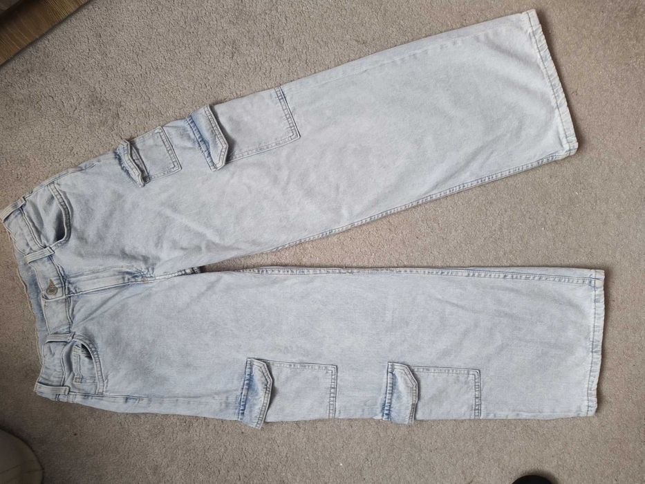 Spodnie bojówki dziewczęce H&M 152