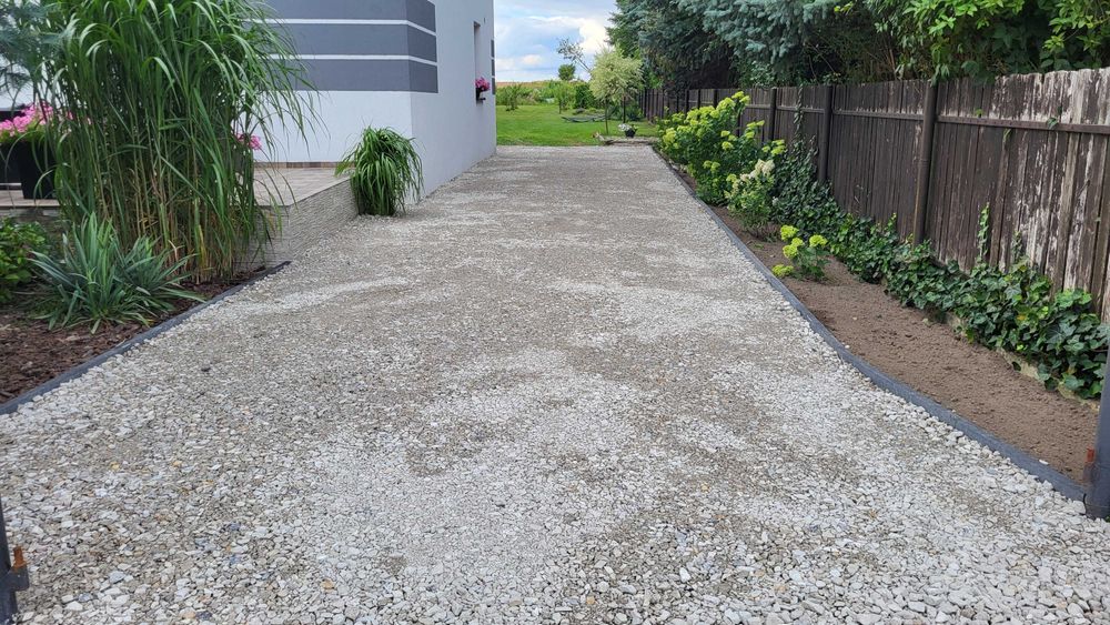 budowa dróg/utwardzanie terenu/podjazdy/parkingi/place