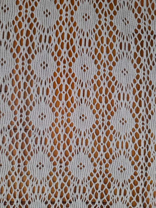 Zasłona koronka obrus kapa gipiura