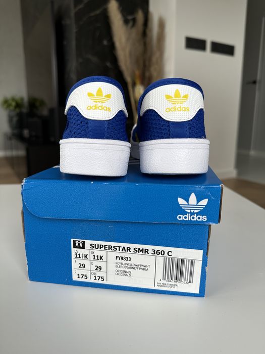 adidas gazelle silver green womens Gradient Color Kids Flyknit First Walker Shoes US 6 / Blue