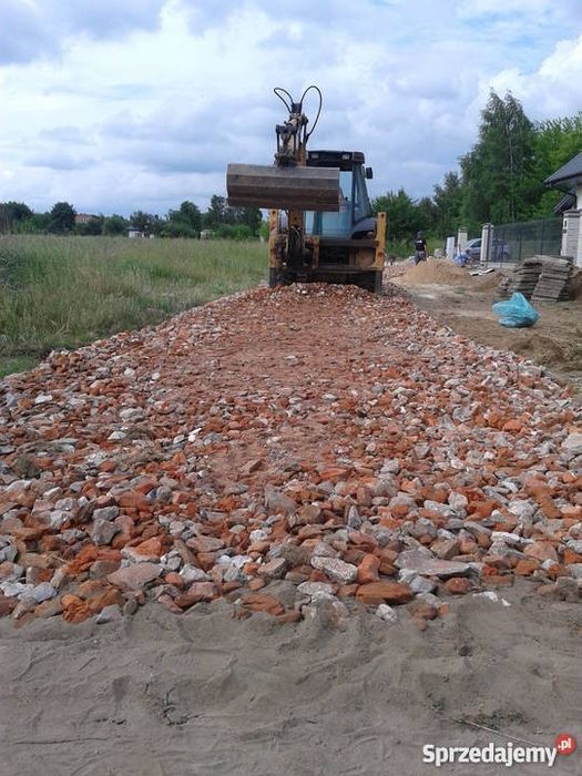 Gruz na utwardzenie terenu