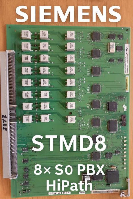 Siemens STMD8 – karta 8× S₀ (station/trunk) do centrali PBX