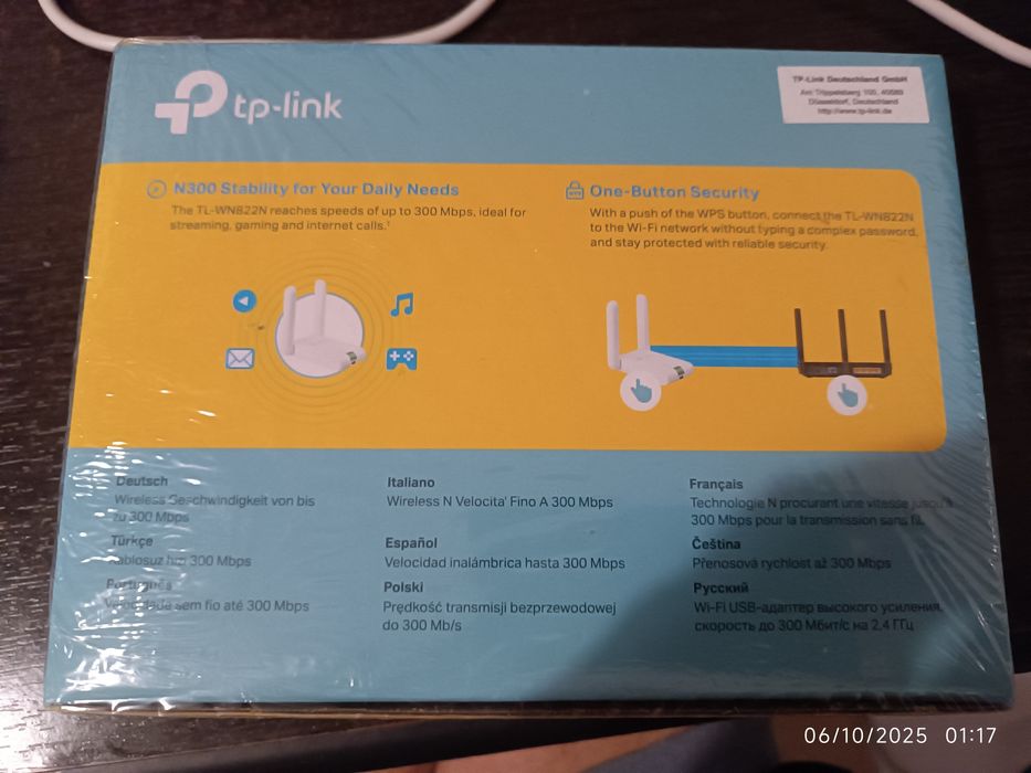 TP-Link adaptador de rede wireless USB64862030014595121