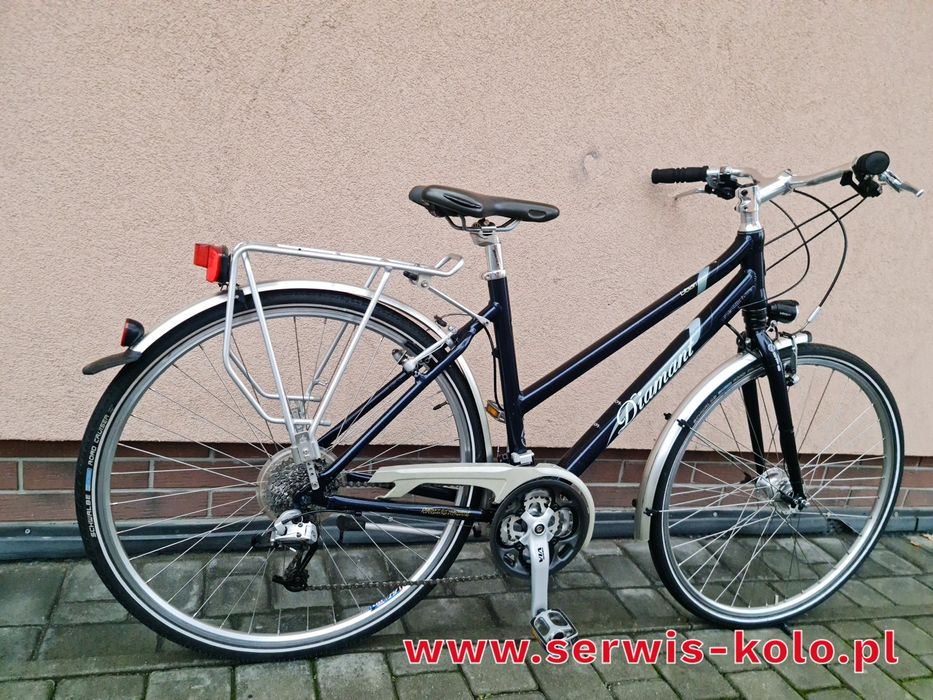 Rower damski damka miejski DIAMANT koła 28 okazja aluminium polecam
