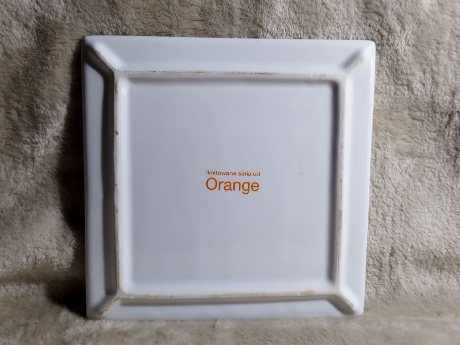 Limitowany zestaw Kubek / talerzyk "Orange" / 3 elem