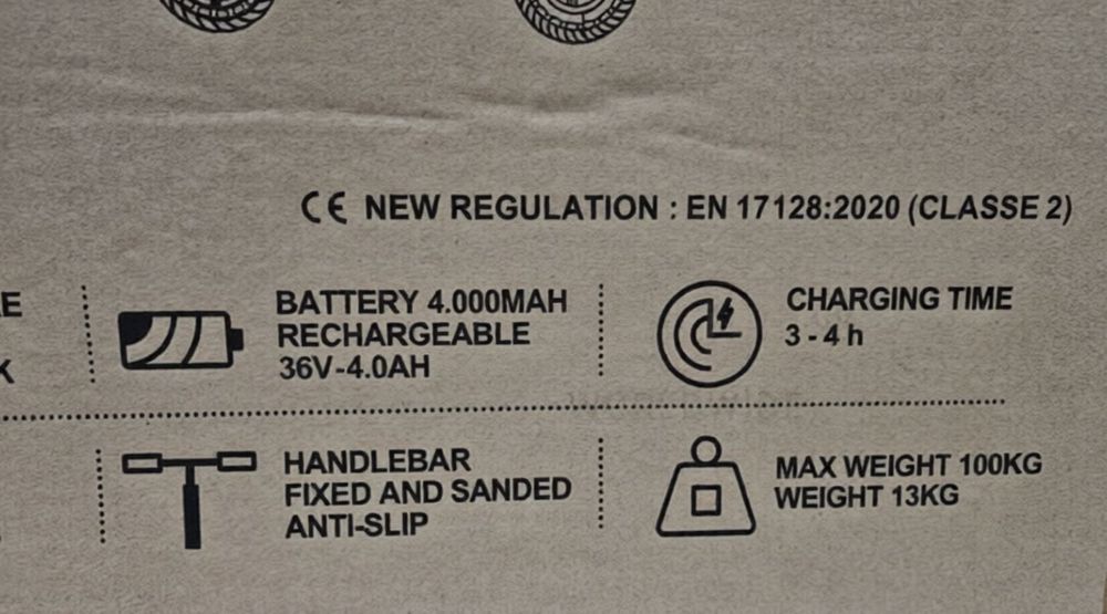 Trotinete eletrica (nova em caixa )