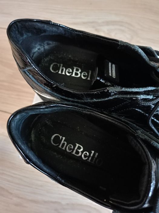 Półbuty damskie CheBello czarne rozmiar 39