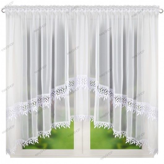 Firana gotowa podwójna gipiura 160x400