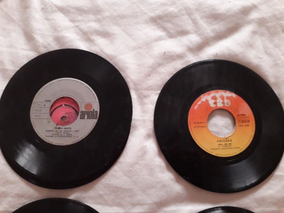 Discos vinil pequenos