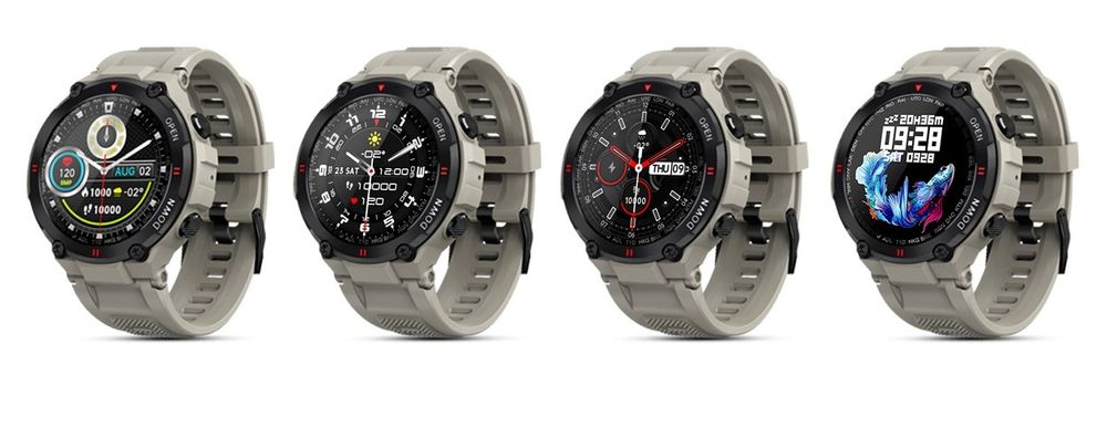 smartwatch giewont focus smartcall gw430-2 - stone