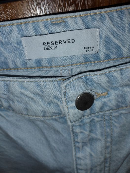 44 Reserved jeansy jasne 100% bawełna