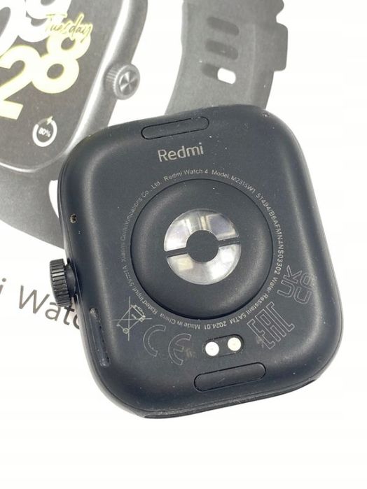 uszkodzony smartwatch xiaomi redmi watch4 czarny obsidian black