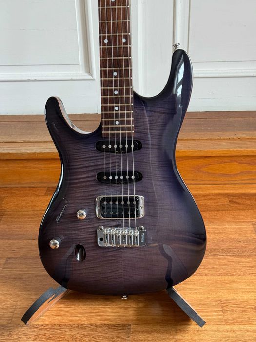 Ibanez SA 260 FML, 2007r., leworęczny, Transparent Lavender Burst