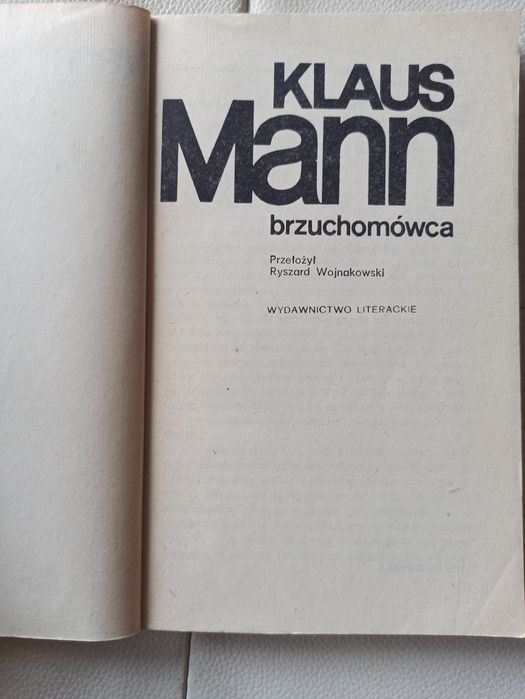 Klaus Mann Brzuchomówca