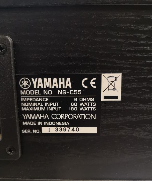 Zestaw kolumn Yamaha NS-50F, NS-E55, NS-C55