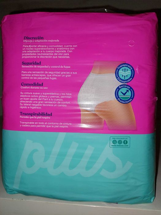 Cuecas de Incontinência / Cuecas-Fralda