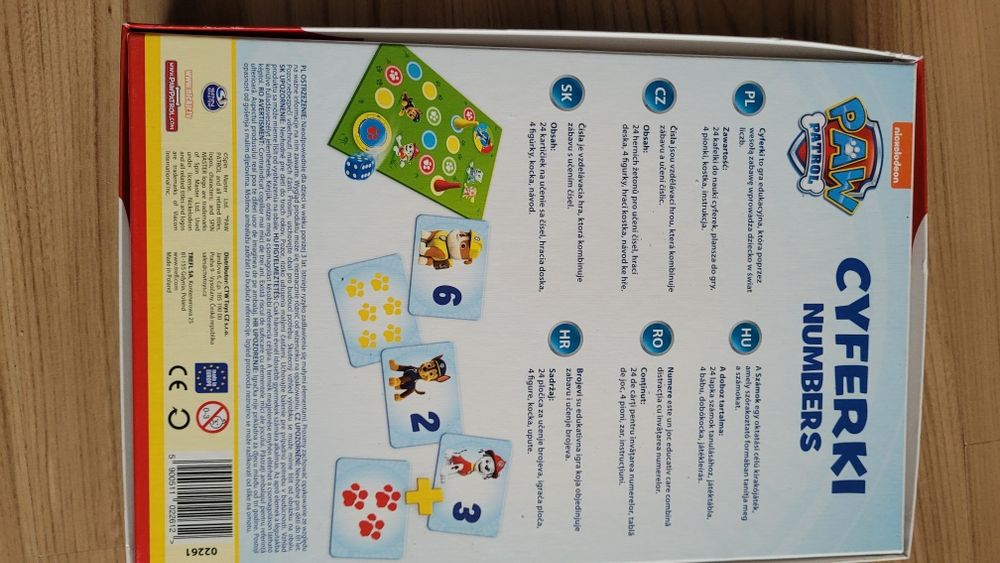 Psi patrol gra cyferki