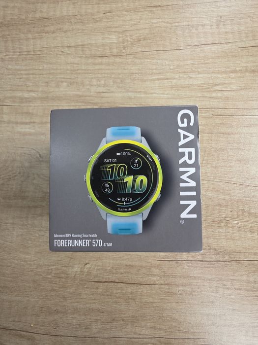 Garmin Forerunner 570 żółto turkusowy 47 mm