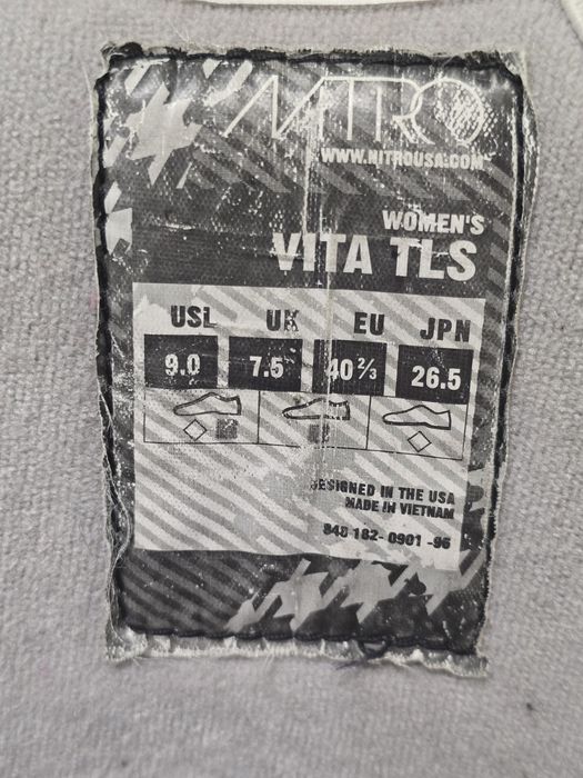 Buty snowboardowe dziewczęce NITRO VITA TLS