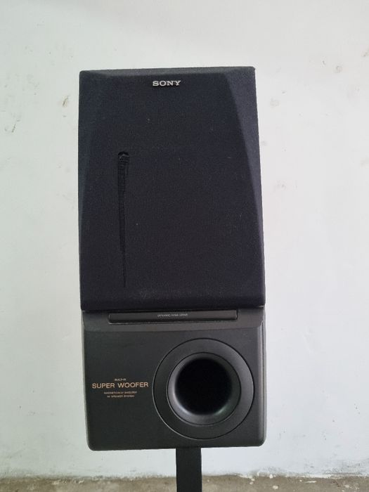 Super Woofer par de colunas-Sony com bases