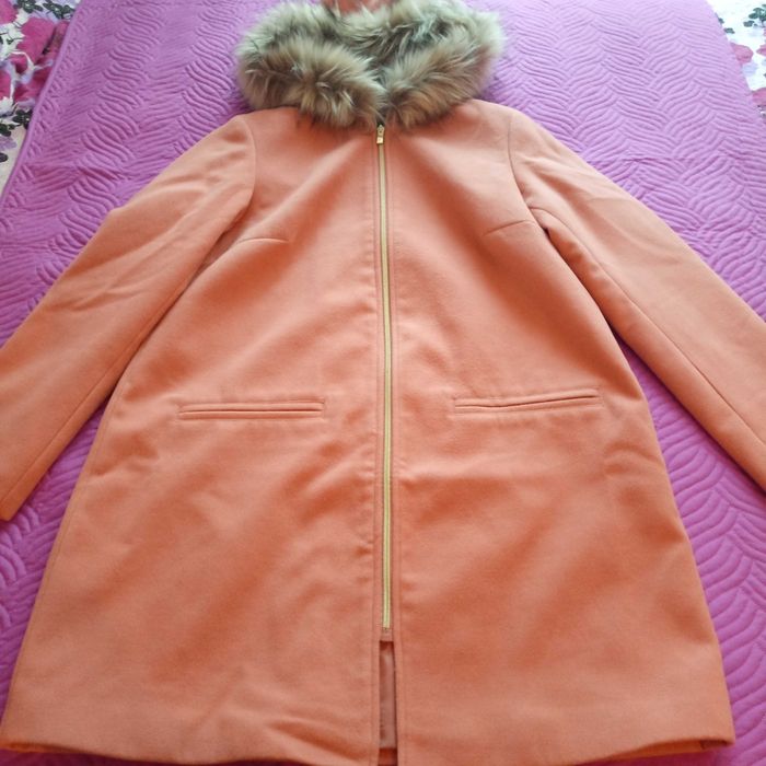 Różowy płaszczyk rozmiar 44 nowy bez metki