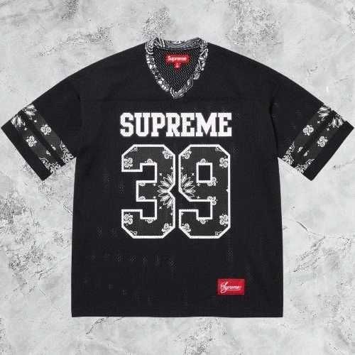 Supreme bandana football jersey black Żywiec • OLX.pl