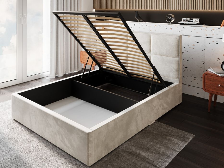 Łóżko korpusowe z pojemnikiem prosto od producenta